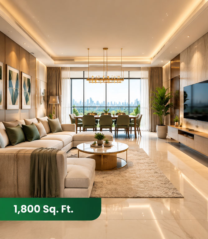 1,800 sq. ft. residence